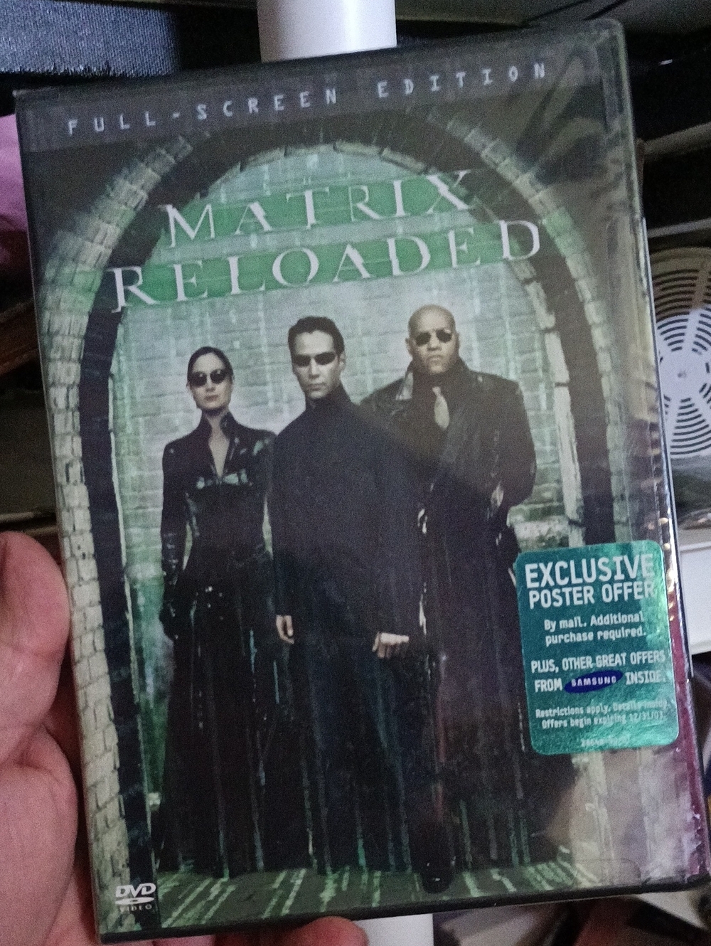 2003 Fullscreen Sealed Edition Of The Matrix Reloaded DvD